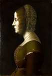 Giovanni Ambrogio de Predis - Profile Portrait of a Lady